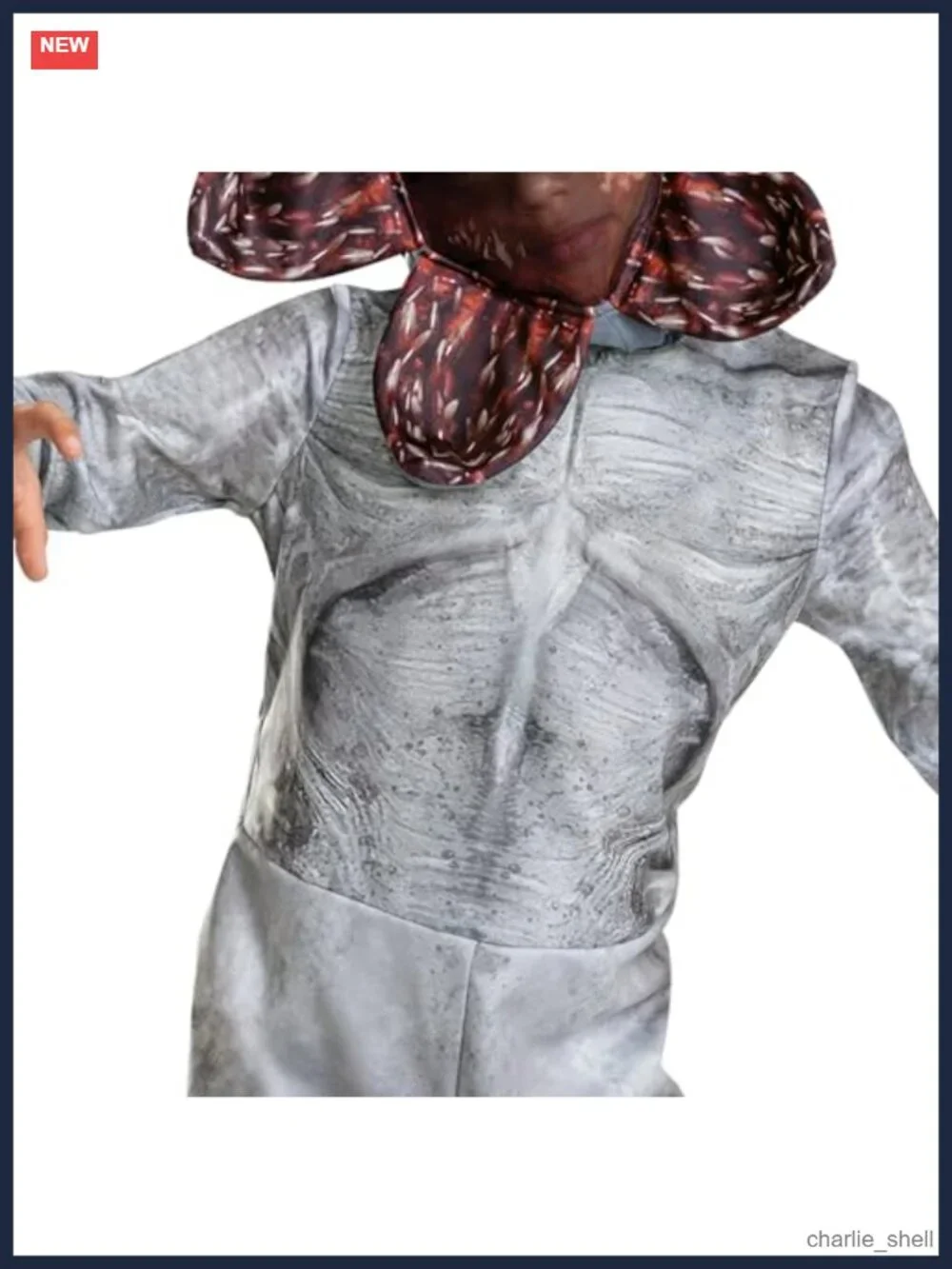 Stranger Things Demogorgon Costume Kids Jumpsuit with Headpiece Halloween